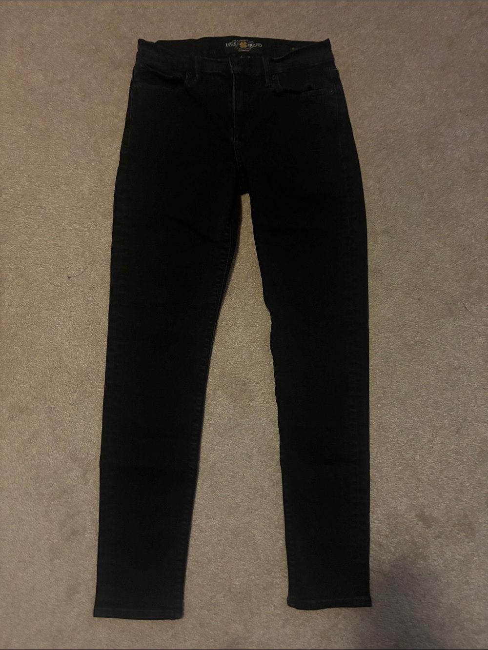 Lucky Brand Women's Black Skinny Jeans Size 24/7